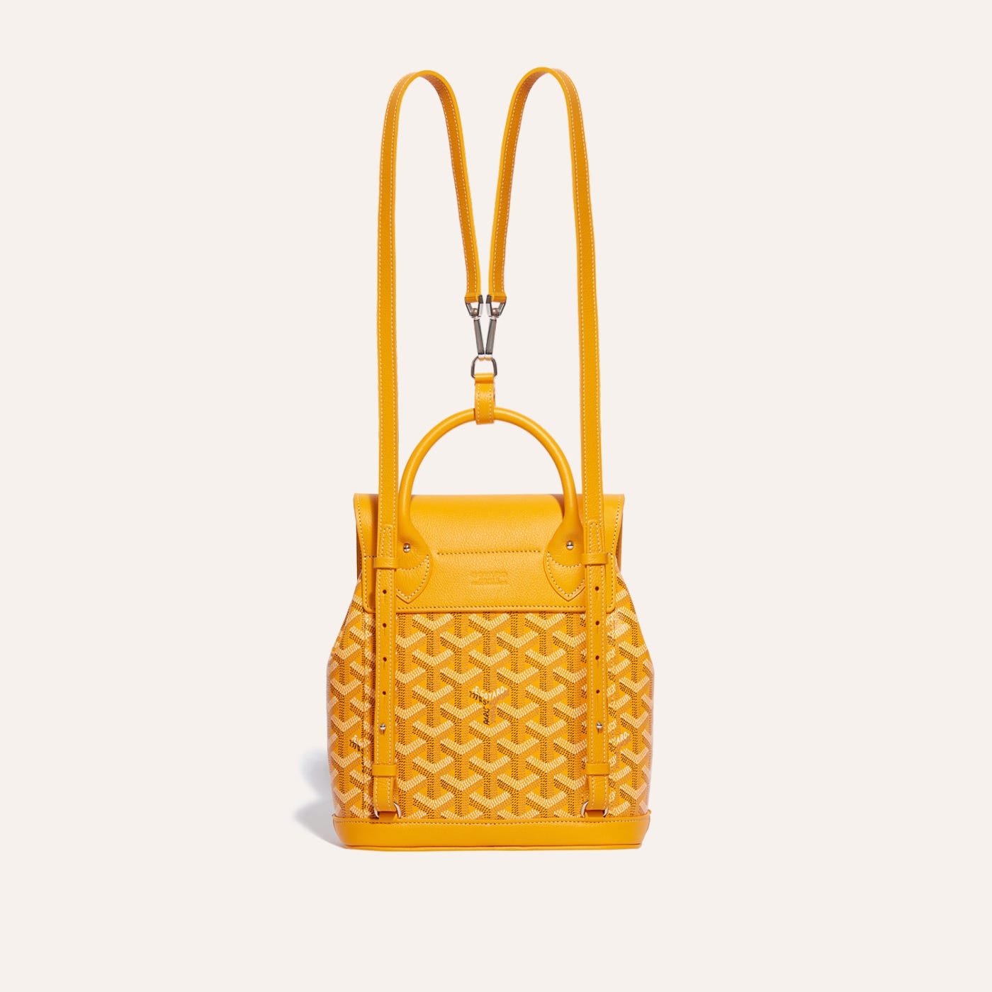 Goyard Alpin Mini Backpack Yellow - Image 3